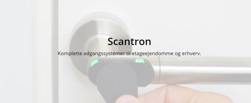 Vær på den sikre side med Scantron.dk